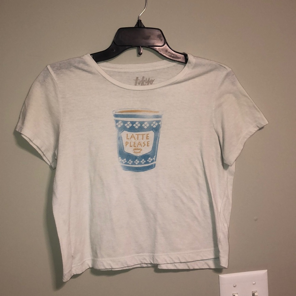 “Latte Please” Crop Top